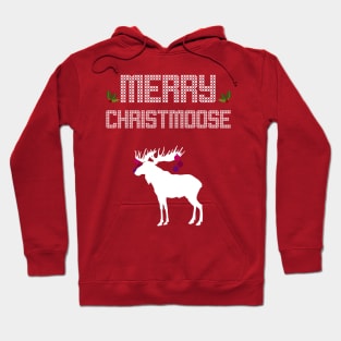 Merry Christmoose - Christmas Xmas Holidays Hoodie